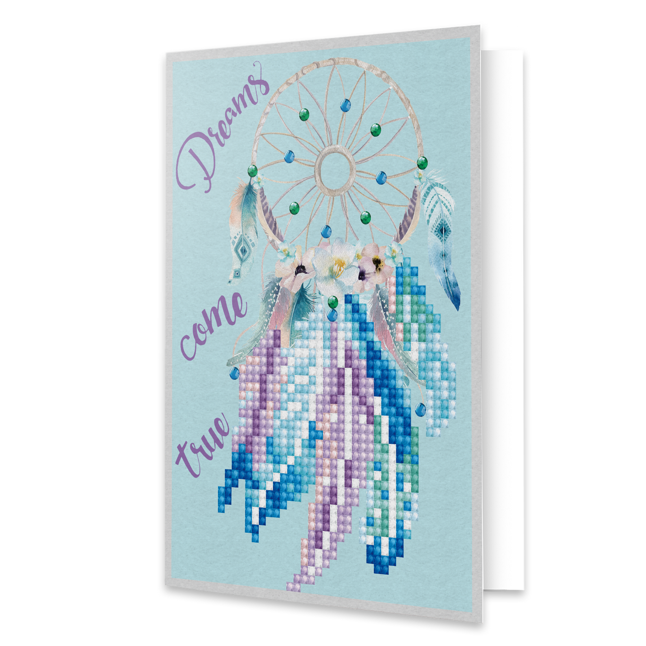 Diamond Dotz dromen komen uit wenskaart